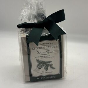 William Sonoma kitchen candle Winter Forest CEDAR and CINNAMON 2006 NEW